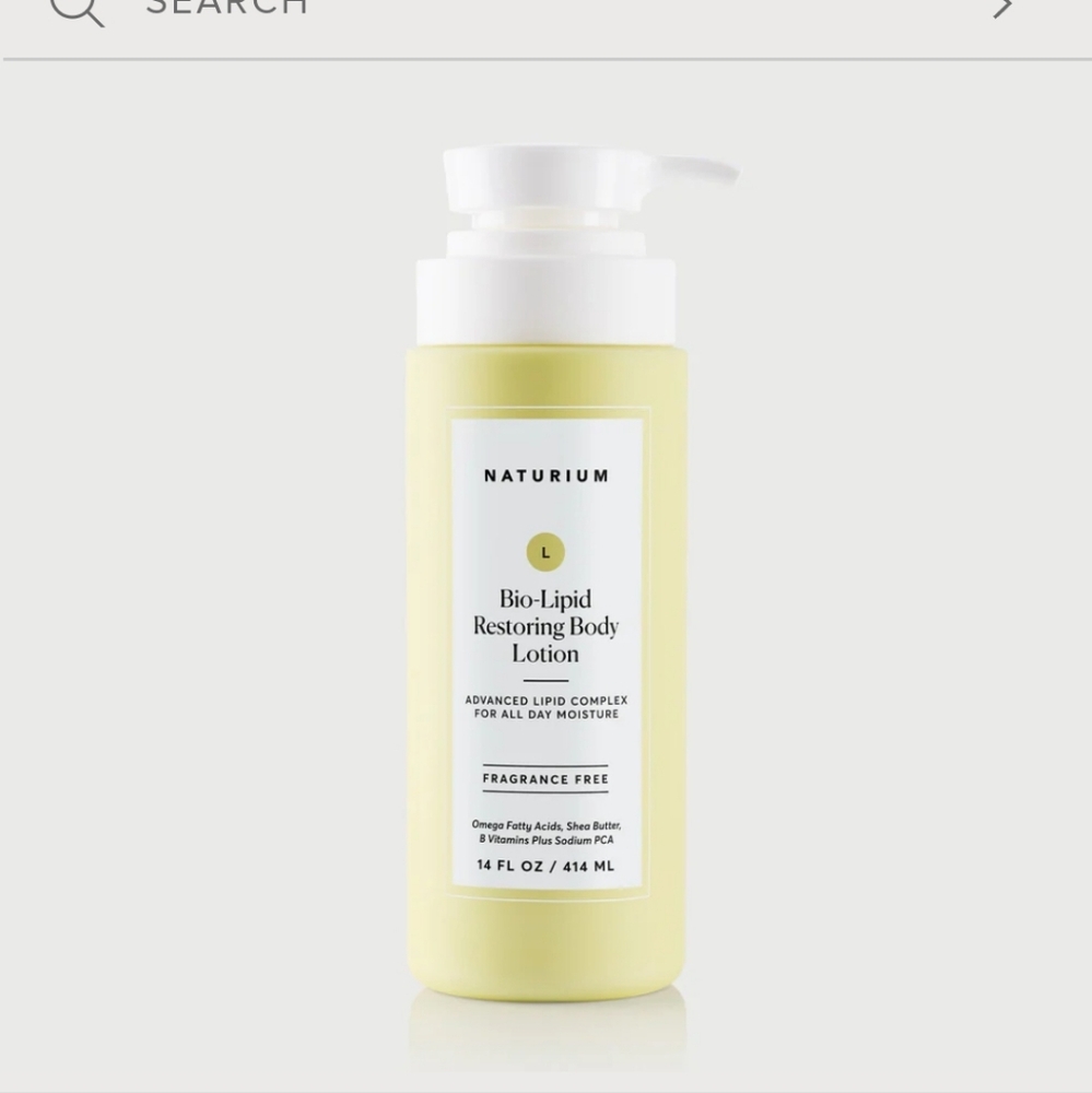 Naturium bio-lipid body lotion.